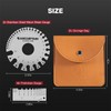 ARCCAPTAIN Metal Gauge Thickness Tool, Metal Thickness Gauge, 2 Sets,