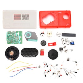 3V Six‑tube AM S66E Radio Classic Circuit Electronic Components DIY Production Kit with 5mm Headphone Jack