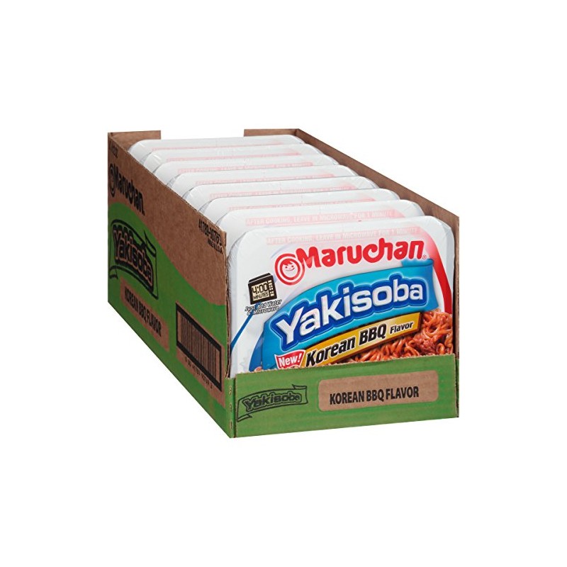 Maruchan Yakisoba Korean BBQ flavor, 4.12 Oz, Pack of 8