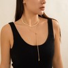 IQPDYV Gold Snake Chain Necklace for Women Drawable Thin Necklace