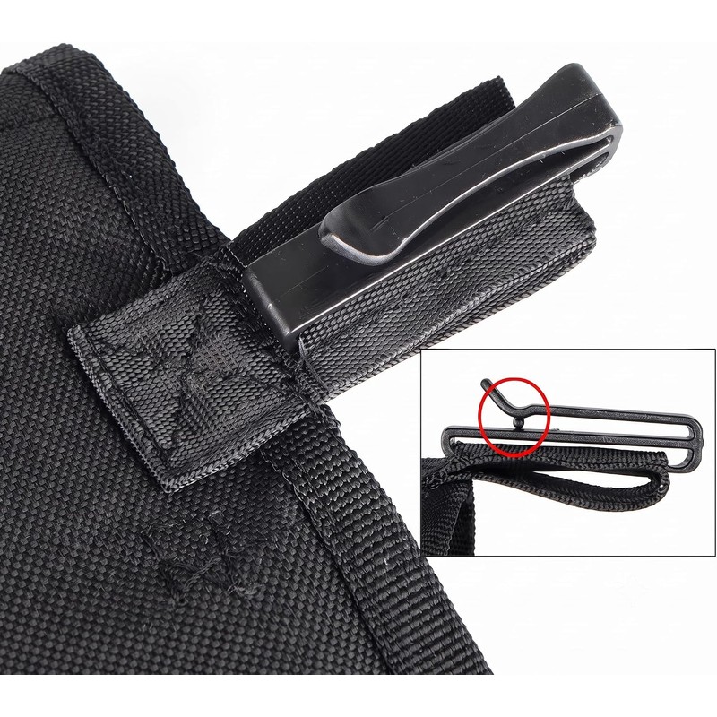Genérico Bolsa de Premios para Perros, Negra Bolsa de Entrenamiento,