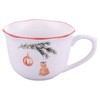Set 2 tazzine caffè con piattino 100 ml in porcellana,