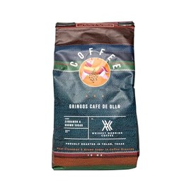 Gringos Cafe De Olla: Ground Coffee with Actual Cinnamon Stick and Piloncillo, 10 oz bag, Medium Roast