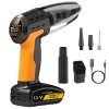 iMounTEK Handheld Cordless Car Vacuum Cleaner Tire Inflator Pump Portable