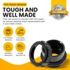 2 Pack 270100 Black Pool Valve Adaptor Replacement Kit Fit