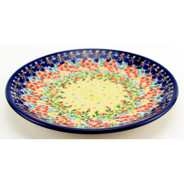 Polish Pottery Plate 7.5 Inch from Zaklady Boleslawiec in Unikat