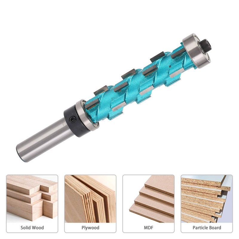 Flush Trim Router Bit, 12mm Shank Carbide Double Bearings Flush