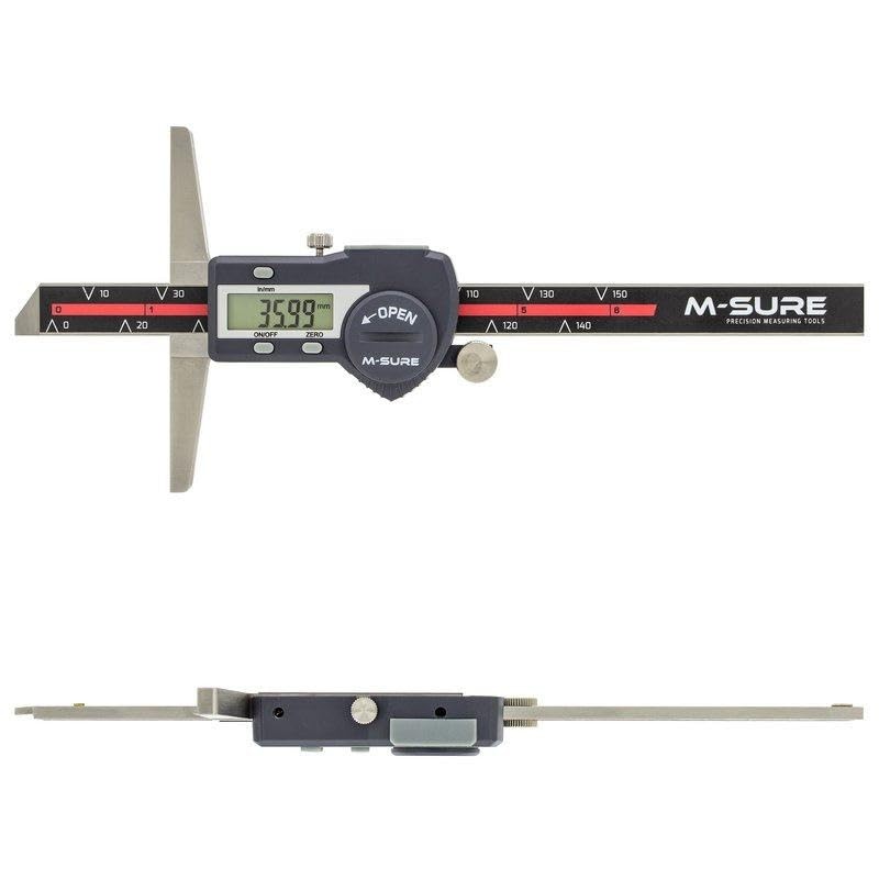 M-SURE MS-535-150 Digital Depth Gauge 0-150mm (0-6 inch) MS-535 Series