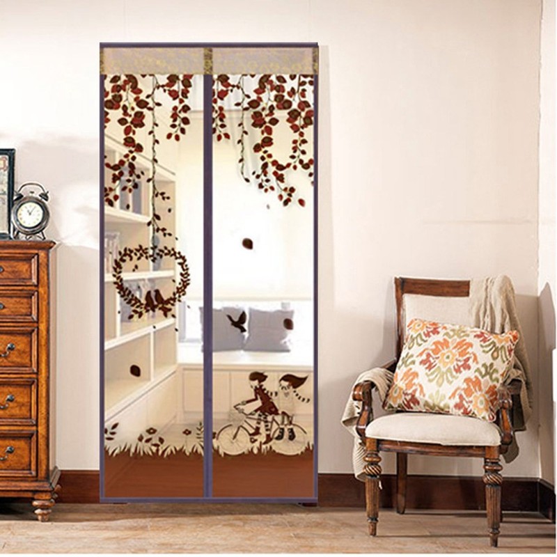 Magnetic Door Screen Fly Bug Mosquito Mesh Curtain for Balcony