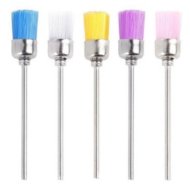 Nylon Nail Art Drill Bit Cleaning Brush Brush White BL08099 100ea