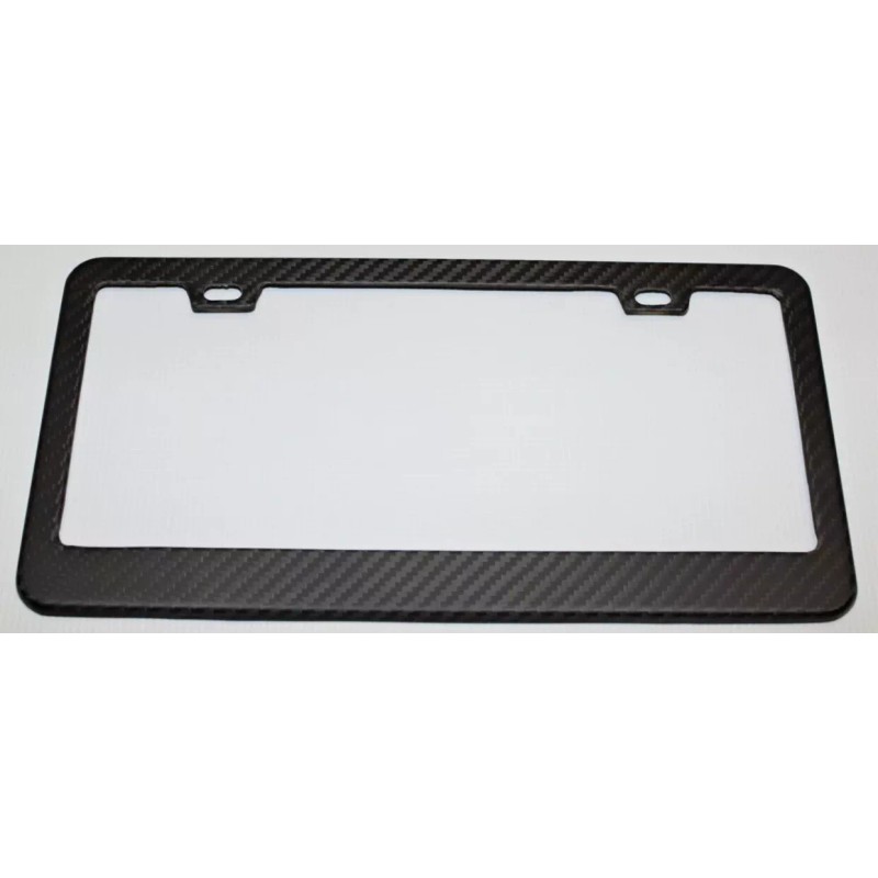 BLVD Car License Plate Frame - 100% Carbon Fiber -
