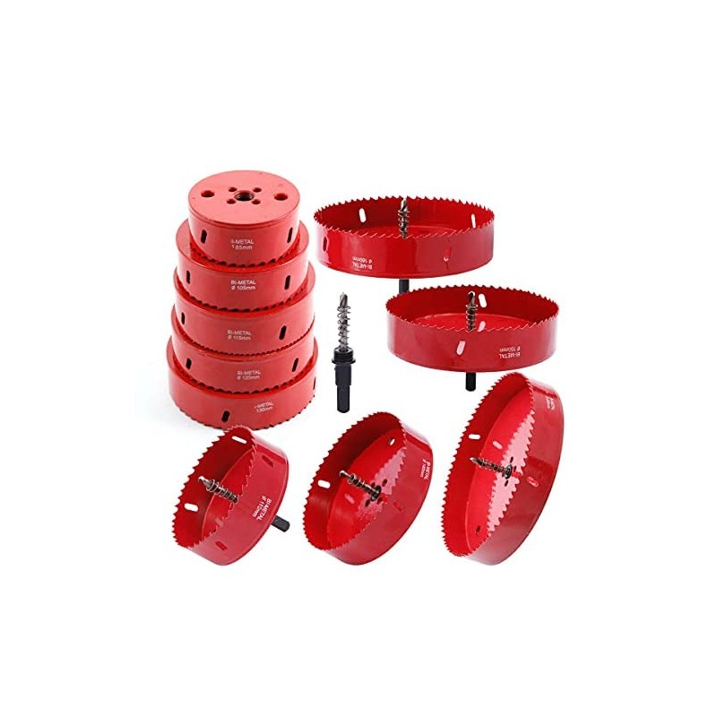 TUNEZ® Hole Saw M42 Bi-Metal Hole Cutter Set with Hex