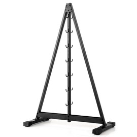 Brveniu LAT Pull Down Bar Storage Rack Portable, Floor Standing Cable Attachment Organizer