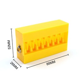 CUESOUL Touch-Point Dart Soft Tips with Touch Dart Case, Durable Use (Yellow)