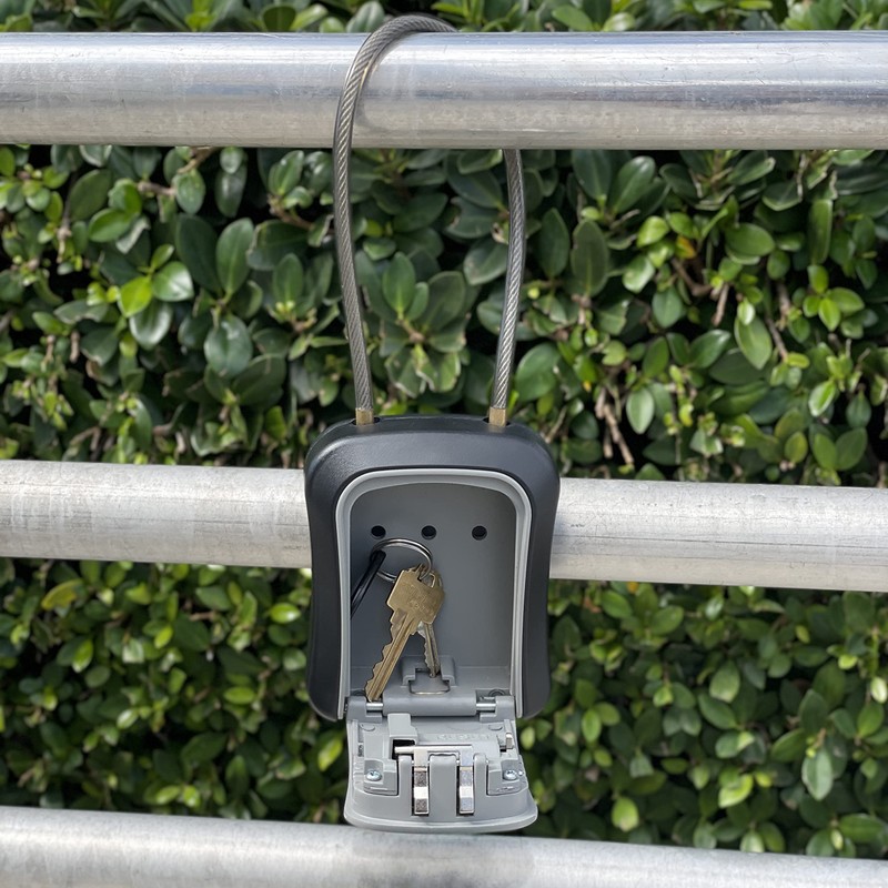 Iron Lock® - Key Lock Box Portable and Wall Mounted