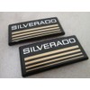 2X Cab Emblem Badge Side Roof Pillar Decal Plate Compatible