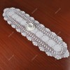 Yizunnu Handmade White Cotton Lace Oval Table Runner 30x120cm
