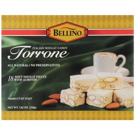 Bellino Torrone Candy, 18 Count (Pack of 12)