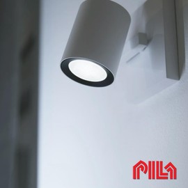 PILA Pack of 10 LED spotlights, 4.7 W (= 50 W halogen), 460 lumens, 36º (accent light), non-dimmable, without transformer (GU10 socket), CRI80, neutral white light (4000 K), 15,000 hours service life