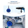 GLEXQLAO Wheel Hub Grinder Cleaning Tool, 150mm/6inch Diameter Wheel Hub