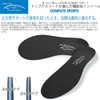 BMZ Complete Sports Insole, Eco Packaging, Face Thickness: 0.1 inch