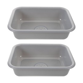 BESPORTBLE 2Pcs Kitchen Sink Realistic Play Kitchen Accessories for Promotes Imaginative Role Play Easy to Clean Safe for Boys