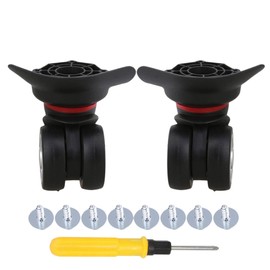 diystyle 1 Pair Luggage replacement Wheels Alternative Silent Casters su-tuke-sukyari-bokkusu Replacement 360 Degree Rotating toraberubagguragezzi Repair (W045)
