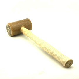 10OZ 2" RAWHIDE MALLET W/SOLID HEAD