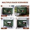 Weather Resistant Outdoor Cat House Green 24" x 20" x