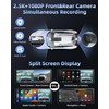 【2024 Newest Lens Flip】 10.26''Wireless CarPlay Screen for Car 2.5K