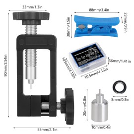 Kinberry Needle Driver Insert Tool - Bicycle Hydraulic Hose Tool Barb Installation Tool with Hydraulic Hose Cutter for Mounting Needle Bars Mountain Bike Road Bicycle