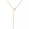 Unbranded Rose Gold Finish Initial H Pendant