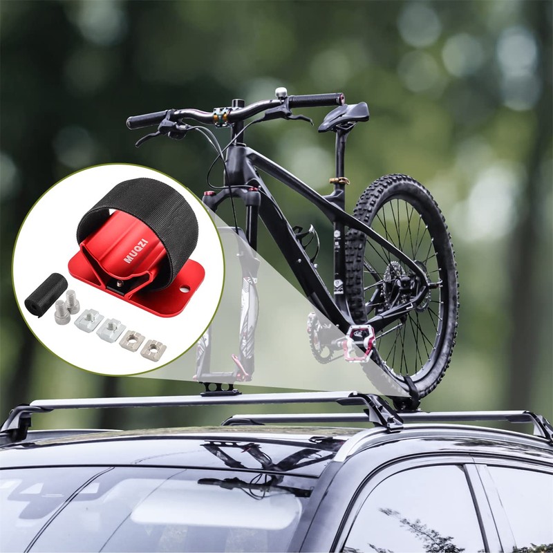 MUQZI Bicycle Rear Wheel Holder Mount Car Carrier Holder Installation