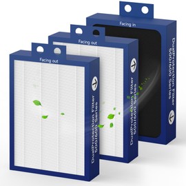 XBWW 500/600 Series Replacement Filter Compatible with Classic 500/600 Series Air Cleaner Purifier 501 503 505 510 550E 555EB 601 603 605 650E Particle Filters, 3 Pcs 1 Sets