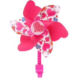 BESPORTBLE Children's Bicycle Windmill Children's Bike Seat Girls Bicycle Bell Basket Children's Bicycle Accessories Bicycle Decoration Bicycle Scooter Decorations Bicycle Windmill Ornaments Plastic