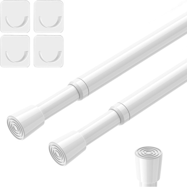 AIZESI AIZESI 2pcs Spring Tension Rods Adjustable 26 to 39