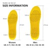 YURRUON 1 Pair Soft Breathable Insoles Elastic Shock Absorbing Full