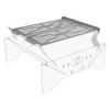 Oxford FirePit Grill for Compact Flat-Pack FirePit Barbecue, Stainless Steel