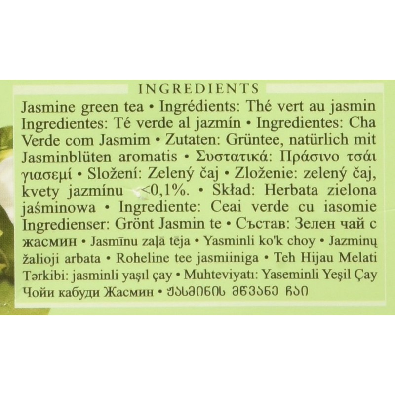Ahmad Tea Jasmine Romance Green Tea, 20-Count Boxes (Pack of