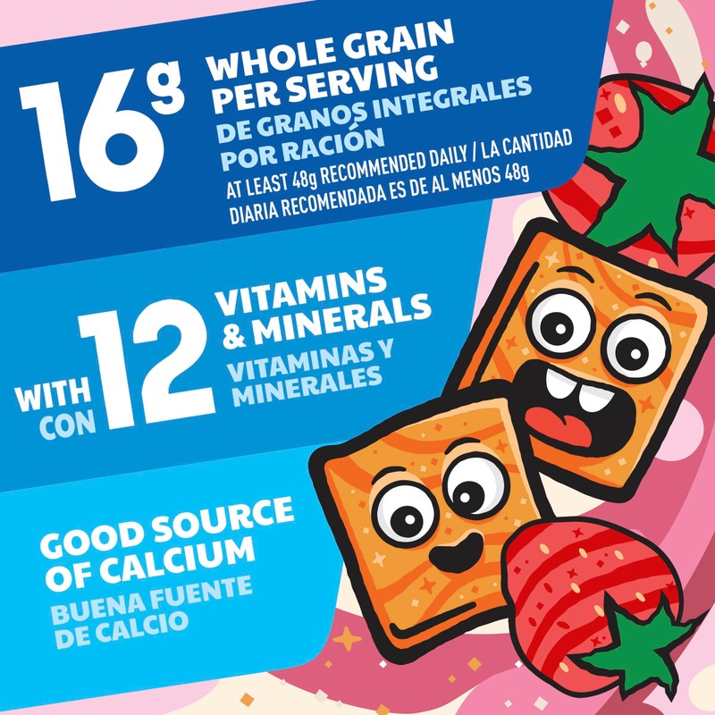 Cinnamon Toast Crunch Breakfast Cereal, Crispy Strawberry Cereal, Family Size,