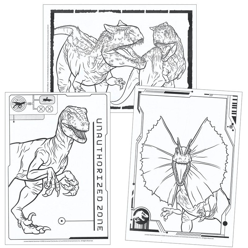 Jurassic World Jumbo Coloring and Activity Book - 64 Pages