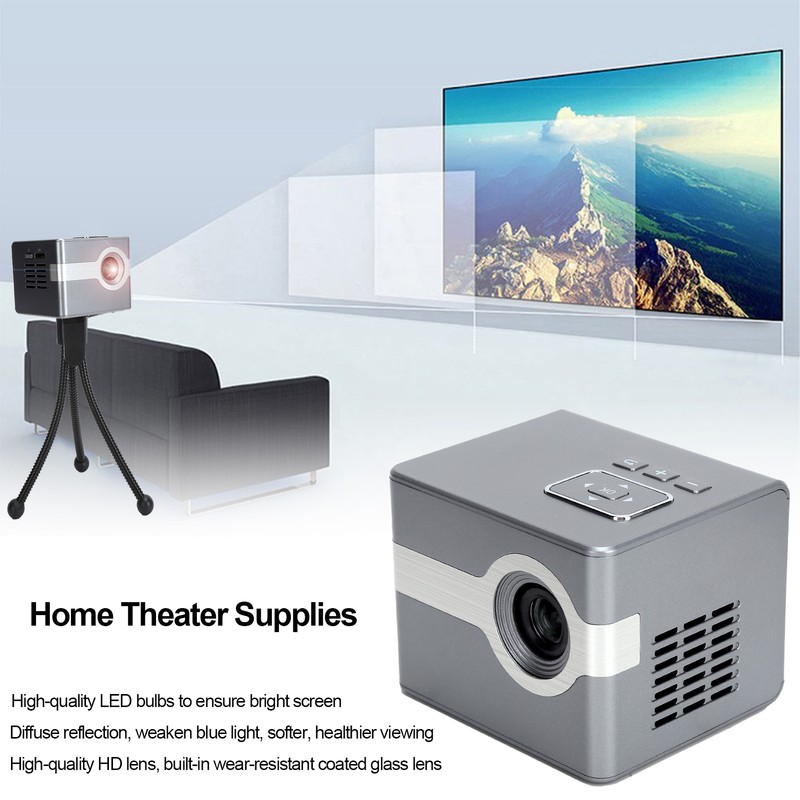 C50 Mini Projector Portable MultiFunction Cinema Projector for Home Theater