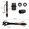Bicycle Repair Tool Kit, Freewheel and Cassette Removal Set with