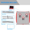 PGL Football Throwing Net with Carry Bag,3 Throwing Targets Net
