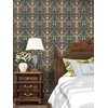 HAOKHOME Boho Peel and Stick Wallpaper Floral Removable Wall Paper