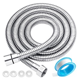 WTEETB Shower Hose - 59 Inch Stainless Steel Handheld Shower Head Replacement, Flexible Hose Attachment for Bidet Sprayer
