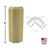1 3/4" x 1 3/4" x 6" Poplar (Paint Grade)