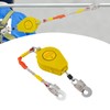 23ft Safety Self Retracting Lifeline Fall Arrester Fall Protection Device,