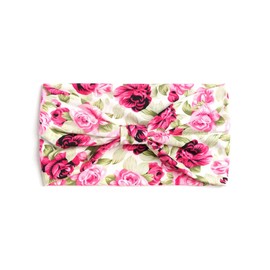 scicent Head Scarfs for Women Vintage Flower Printed Headband Soft Wide Head Scarf Elastic Hairband Bandana Boho Hairbands Hair Accessories 36