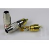 RCA Plug Solderless, Conwork 8-Pack RCA Male Plug Screws Audio